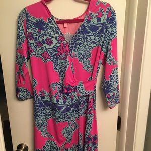 Holy Grail Midi Lilly Pulitzer Dress Size L EUC